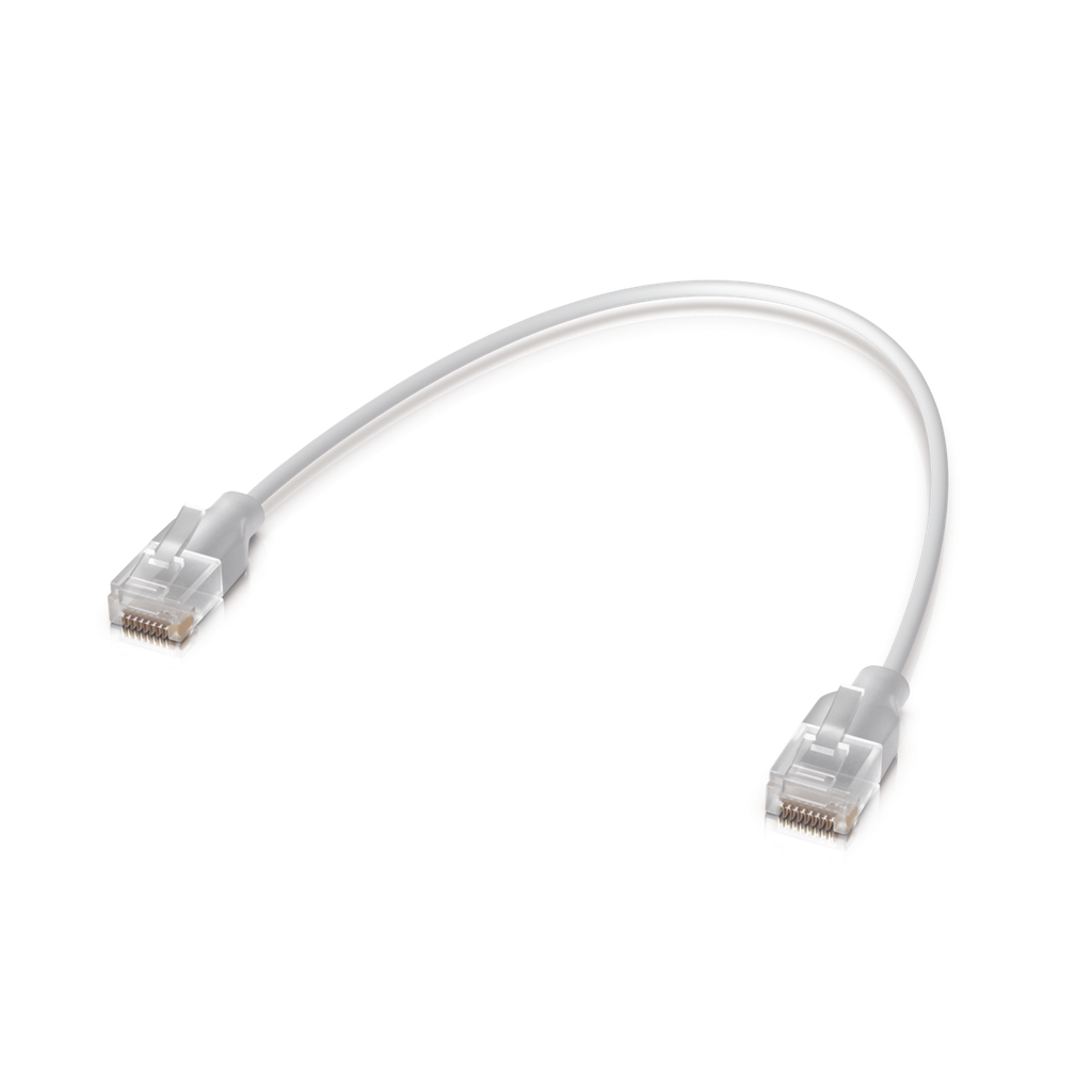 Pack de 24 Patchcords UniFi Etherlighting? de 15 cm, hasta 2.5G / Conector RJ45 transparente para mejores efectos de luz con Switches USW PRO MAX