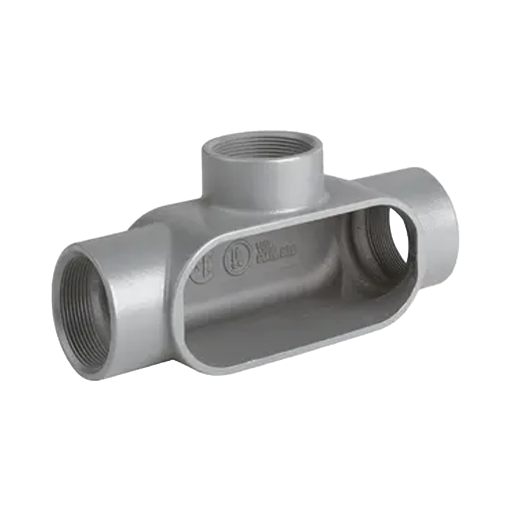 Caja Condulet Tipo T de  1 / Aluminio libre de Cobre.