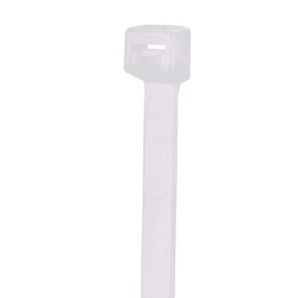 Cincho de Nylon 6.6 StrongHold?, 1220mm largo x 9mm ancho, Color Natural , Cámara impelente, Paquete de 50pz