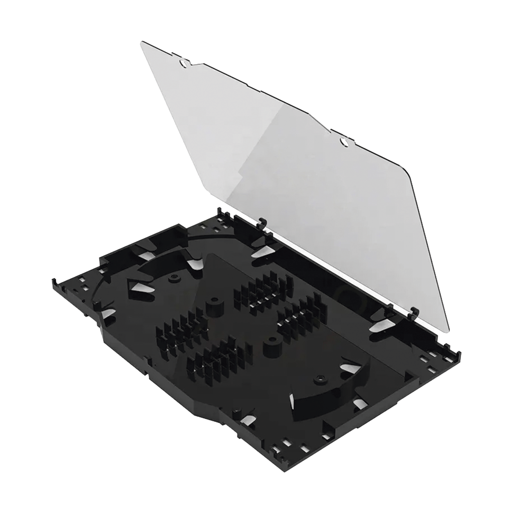 [LP-ODF-ST-8024] Charola de Empalme para Fibra Óptica, Protección para 24 Empalmes de Fusión o Mecánicos, Compatible con Distribuidor LPODF8024