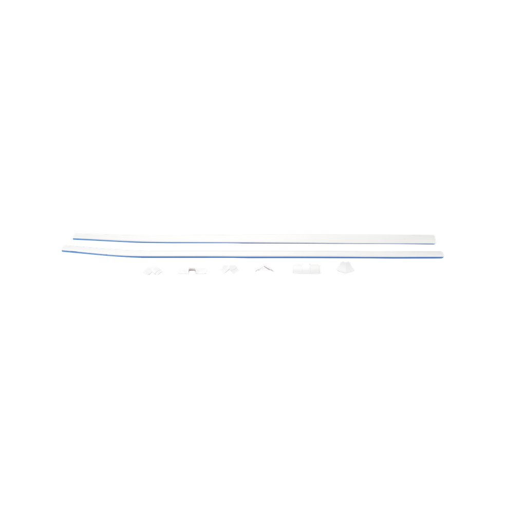 El Kit de Canaleta 90° Con División Ideal Para Organizar y Ocultar cables en esquinas o en instalaciones con ángulos de 90°., Con Cinta Adhesiva Para una Instalación Más Rápida, (5601-01250)