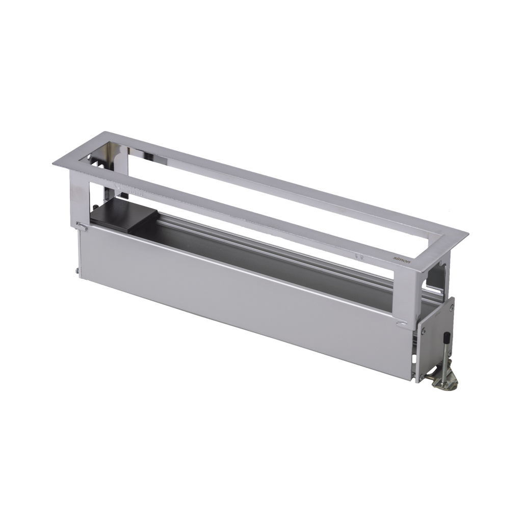 Caja Para Instalación en Escritorio para Voz, Datos o Contactos Eléctricos / Capacidad para 6 Módulos / Salida de Cables Posterior / Los Módulos se Adquieren Aparte / (KFC136/14CY)