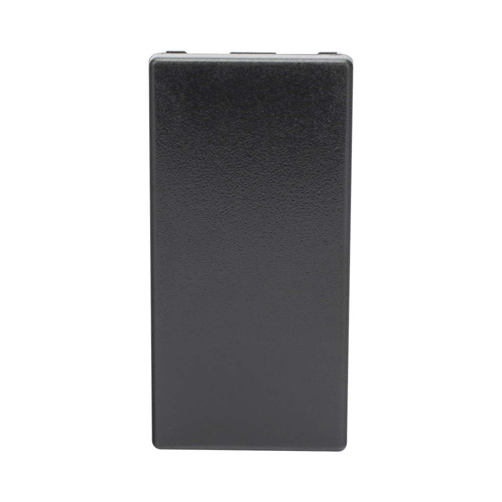 Medio Módulo de Placa Ciega Color Grafito / (K105/14)