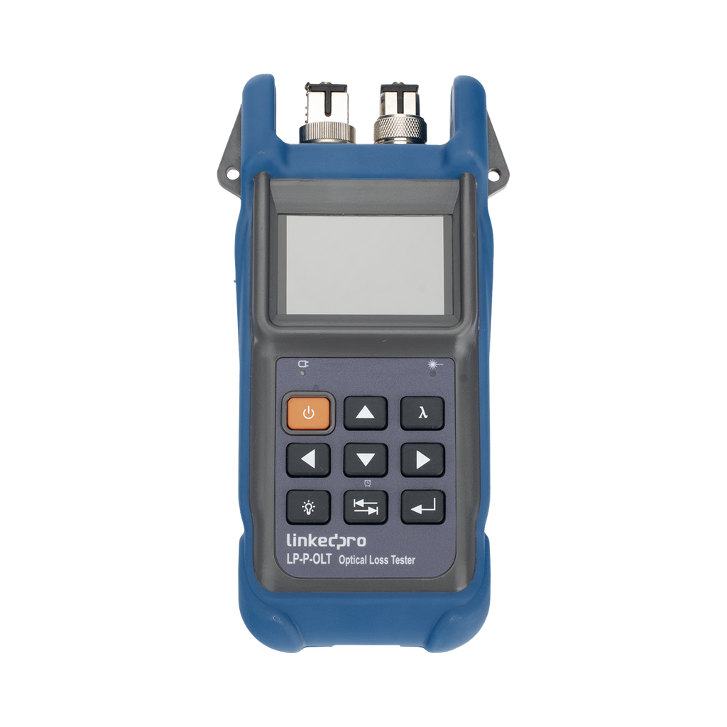 Medidor Inteligente de Pérdida Óptica para Fibra Óptica en Redes FTTx / OPM Soporta 6 Longitudes de Onda / Incluye Medidor de Pérdida Óptica/ Incluye Fuente de Luz Estabilizada/ Recargable
