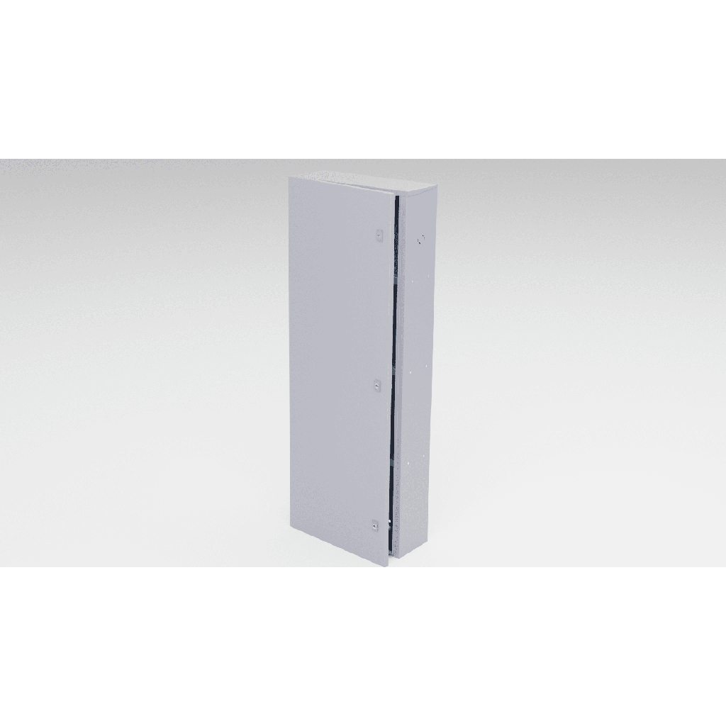 [GBP04] Gabinete para instalación de 4 Baterías , Fabricado en Lámina Galvanizada, Accesorios para poste (No incluidos)