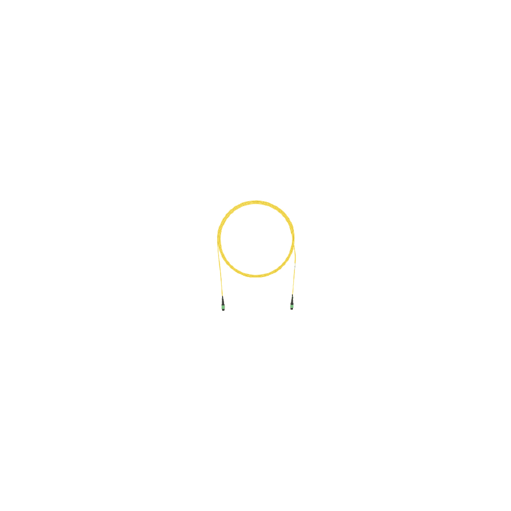 Cable de Interconexión de 12 Fibras Ópticas Monomodo OS2, Con Conector Pan-MPO? Hembra - Hembra, Polaridad B, OFNP (Plenum), de 4 Metros