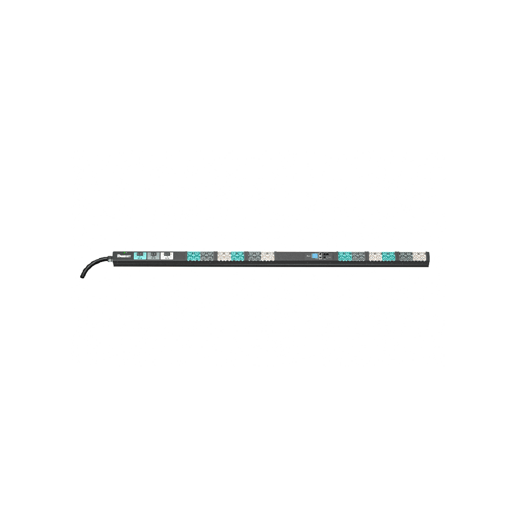 [E48D21L] PDU Inteligente Monitoreable EL2P para Distribución de Energía, Enchufe de Entrada NEMA L21-30P, Con 24 Salidas C13/C15 y 24 C19/C15/C19/C21, de Instalación Vertical, 208 Vca, 30 Amp