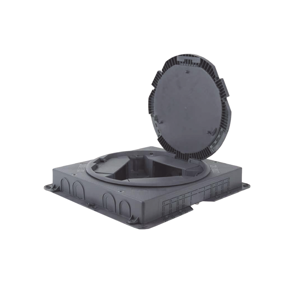 Caja de Profundidad reducida incluye la cubeta de instalación para concreto