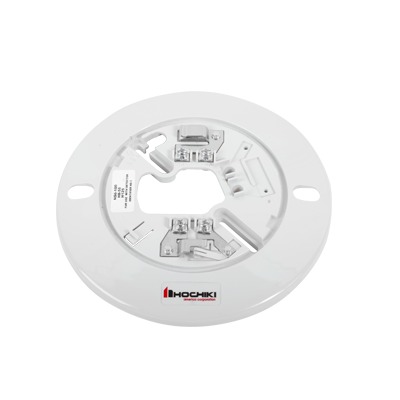 [NS6-100] Base Para Detector Convencional Hochiki, Diámetro 6, 2 Hilos, 24 Vcd  (0300-04070 IT), Color Hueso