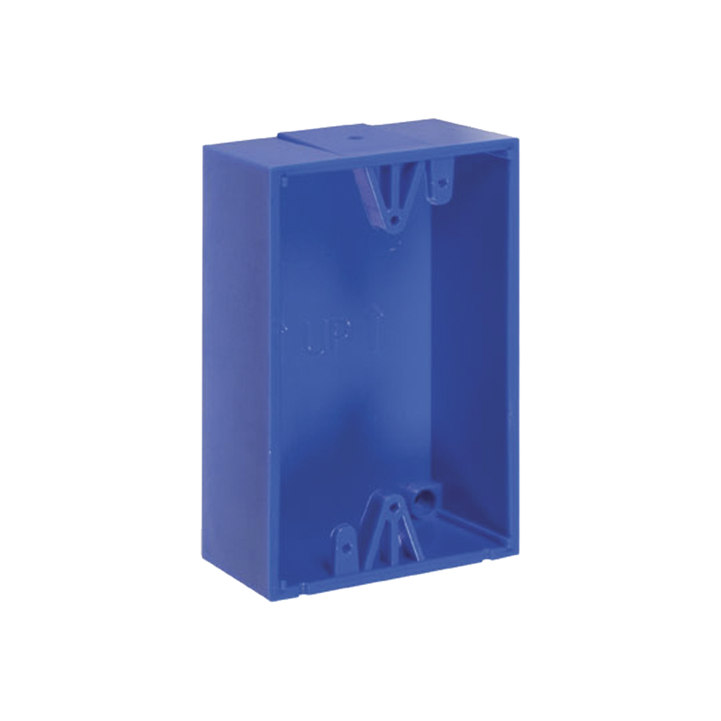[KIT-71100A-B] Caja trasera de montaje color azul para estaciones de parada STOPPER