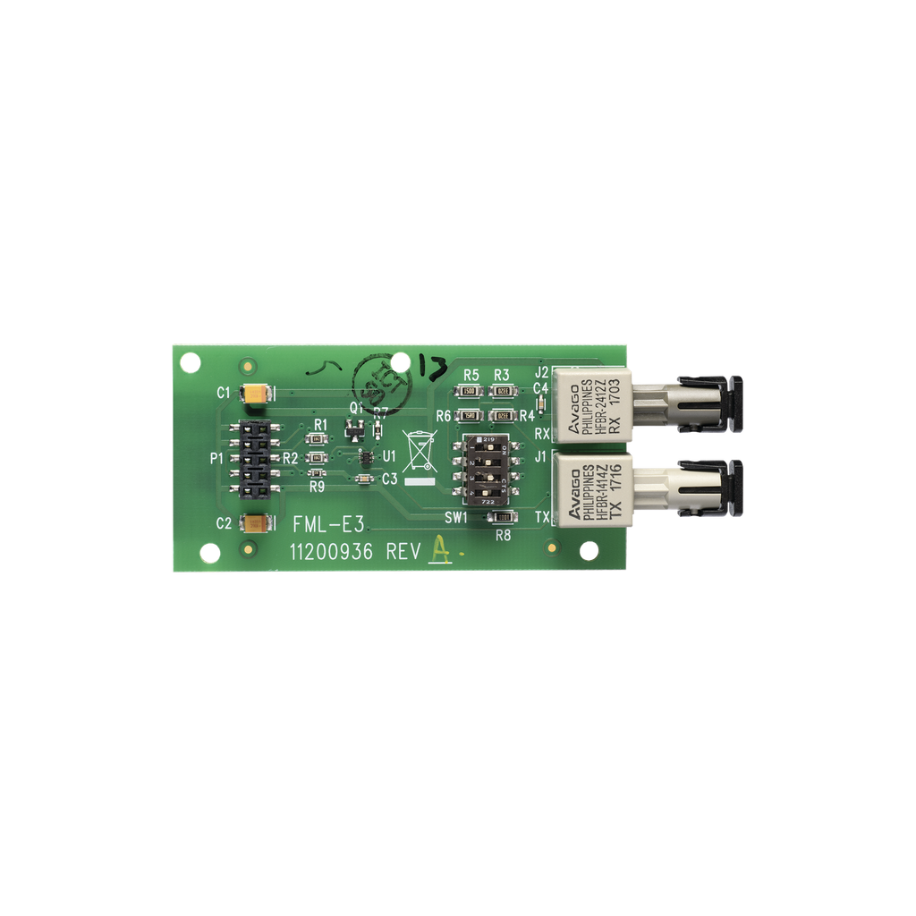 Interfaz opcional para conexión en red por fibra óptica multimodo