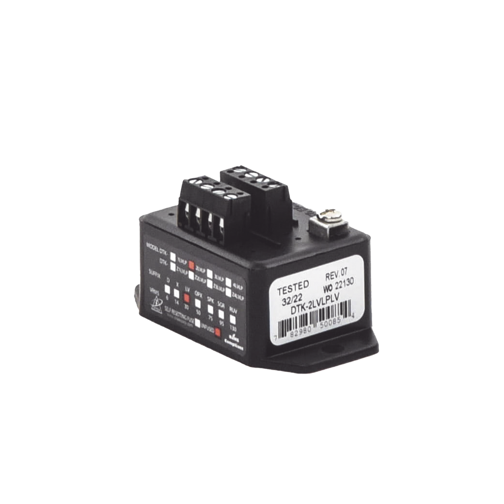 [DTK-2LVLPLV] Protector contra Sobretensiones del Circuito de Datos y Señalización / Lazos NAC, SLC, IDC, PIV, Paneles de Incendio, Alarma, Altavoces y Teléfonos