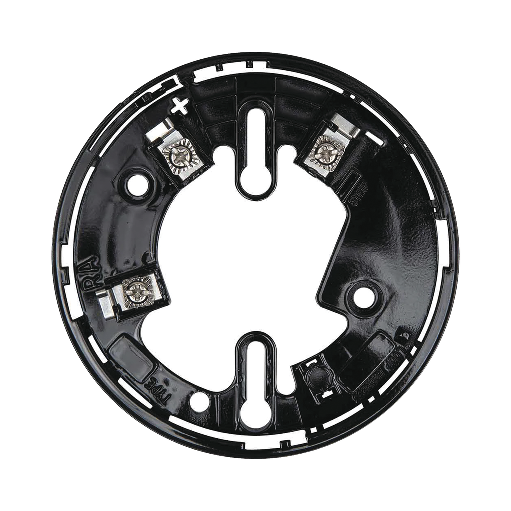 [B501-BL] Base de 4 Pulgadas / Para Detectores Notifier, Farenhyt, Silent Knight y Fire-Lite / Color Negro