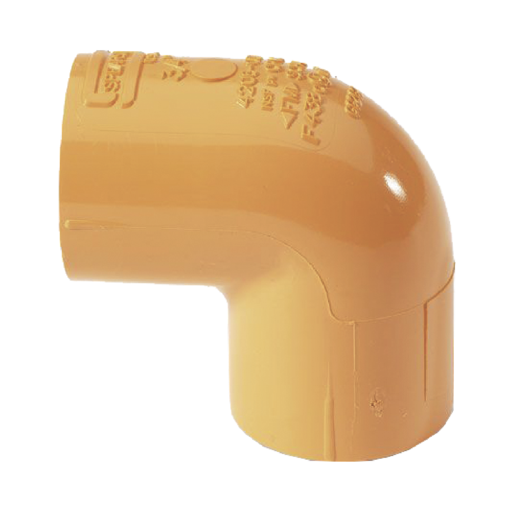 Codo de 90 Grados para Tubería de ¾? / para Detectores de Humo por Aspiración VESDA / Caja con 20 Piezas