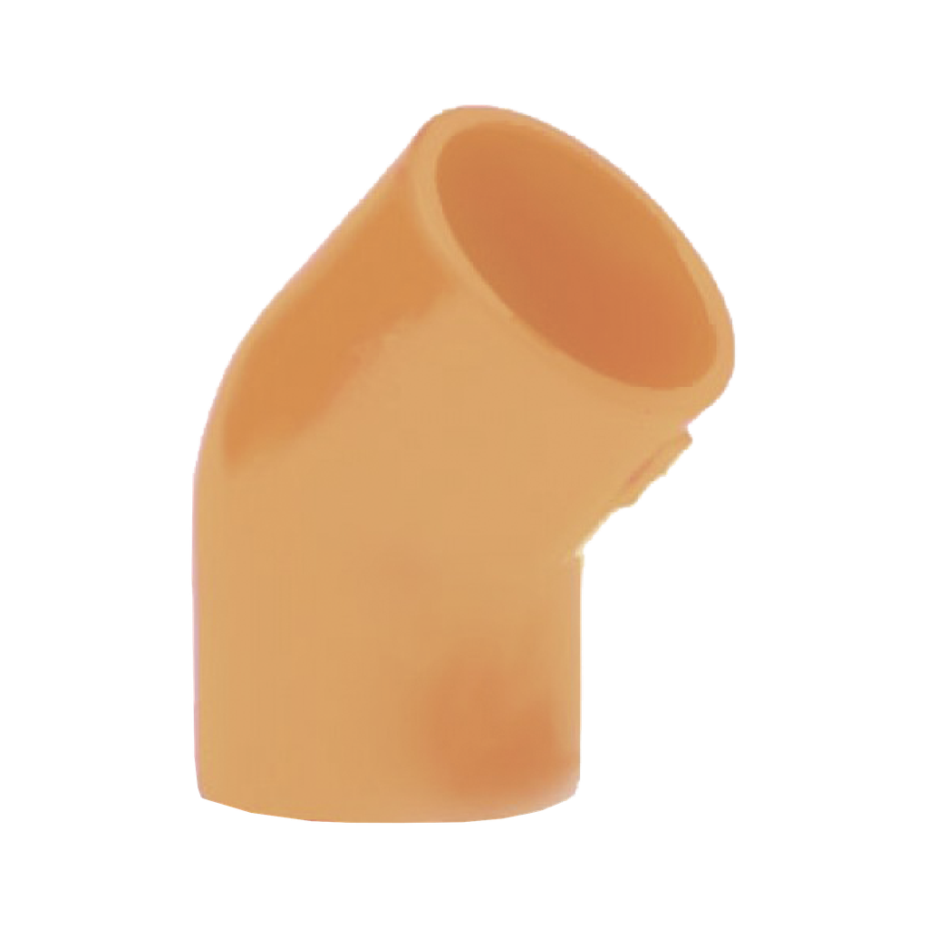 [VP-ELB-45] Codo de 45 Grados para Tubería de ¾? / para Detectores de Humo por Aspiración VESDA / Caja con 10 Piezas