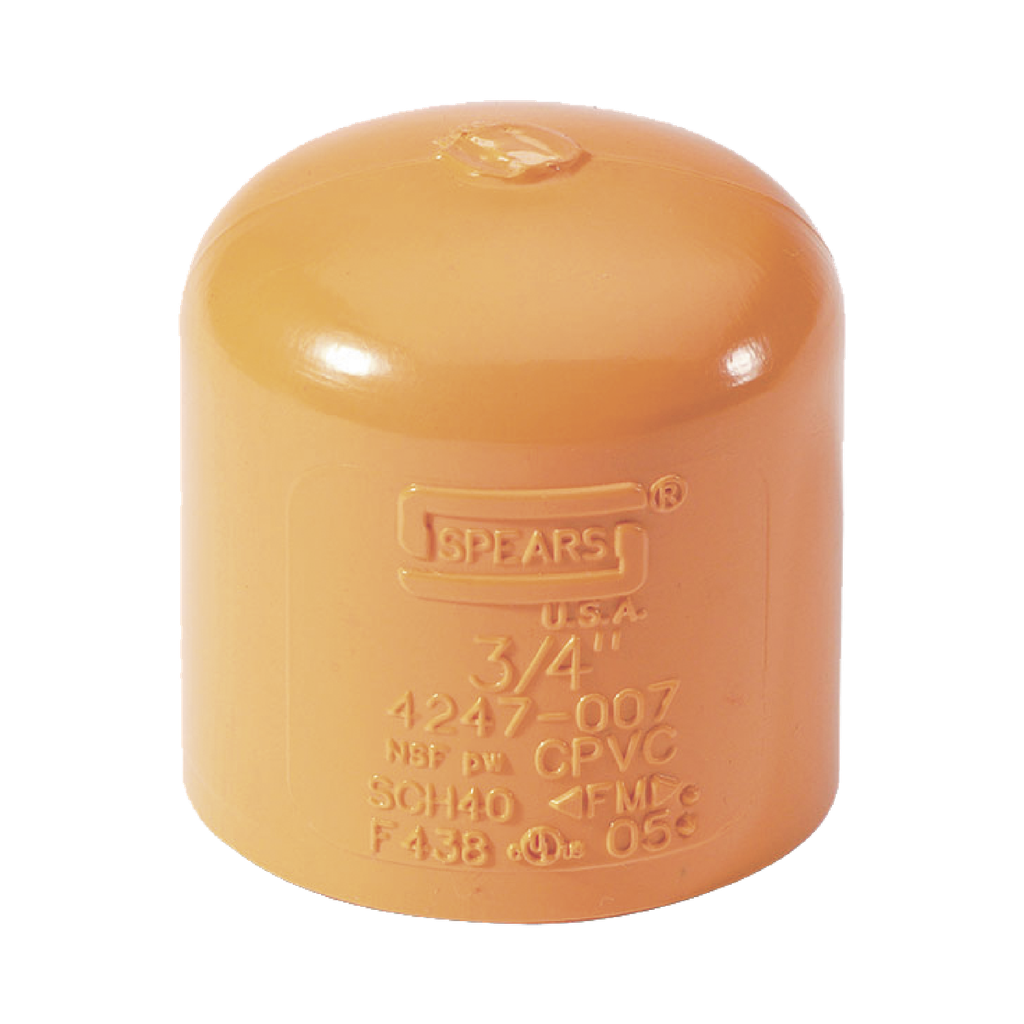 Tapón Final para Tubería de ¾? / para Detectores de Humo por Aspiración VESDA / Caja con 25 Piezas