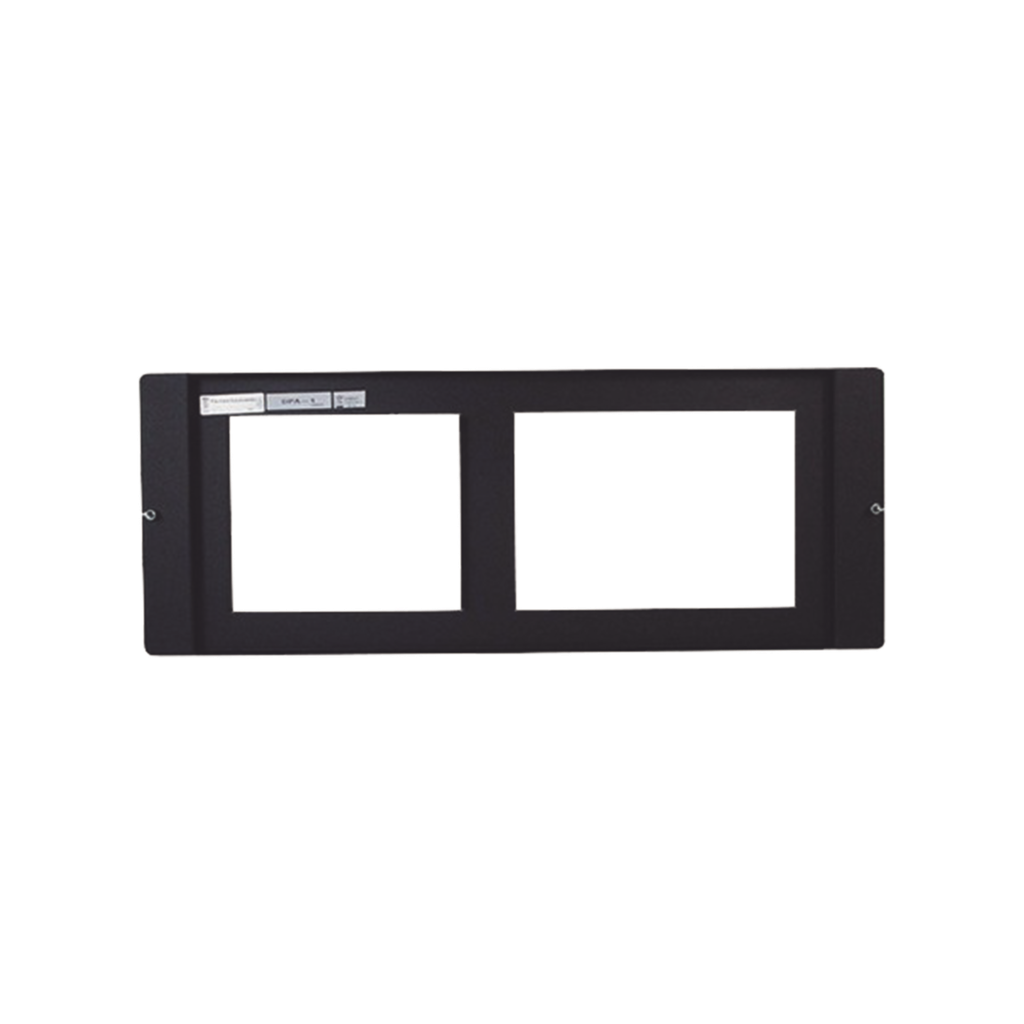 [DPA-1] Placa de 1 Fila para DVC-EM y CMIC-1 / Compatible con Gabinetes Serie CAB-4 de NOTIFIER / Color Negro