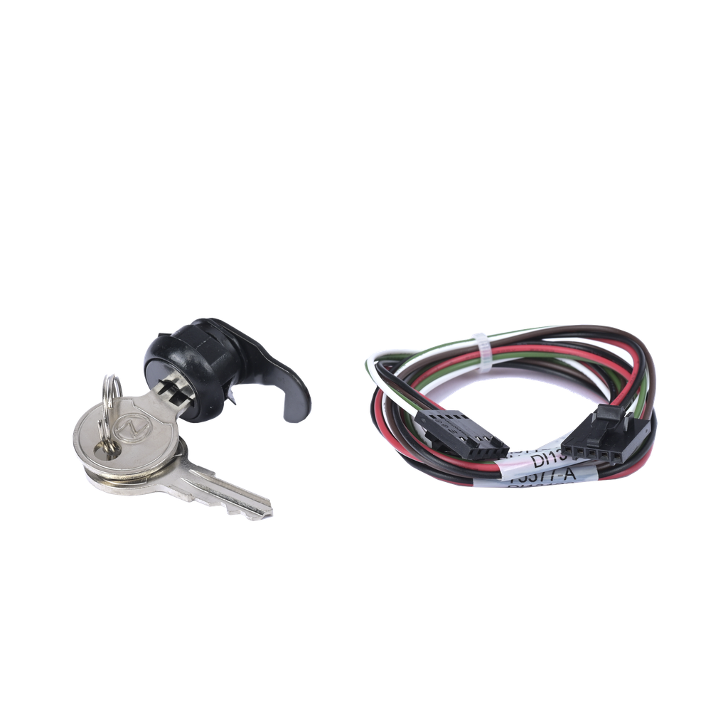 Kit de Cable y Chapa para Puerta de Enlace HON-CGW-MBB, Incluye Cable NUP de 30 Pulgadas, Chapa y Juego de Llaves