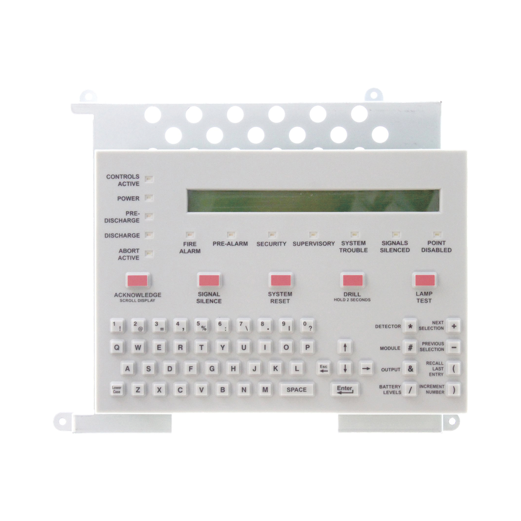 Teclado con Pantalla LCD de 80 Caracteres / para CPU2-640-SP y NFS-320-SP de NOTIFIER / Texto en Español