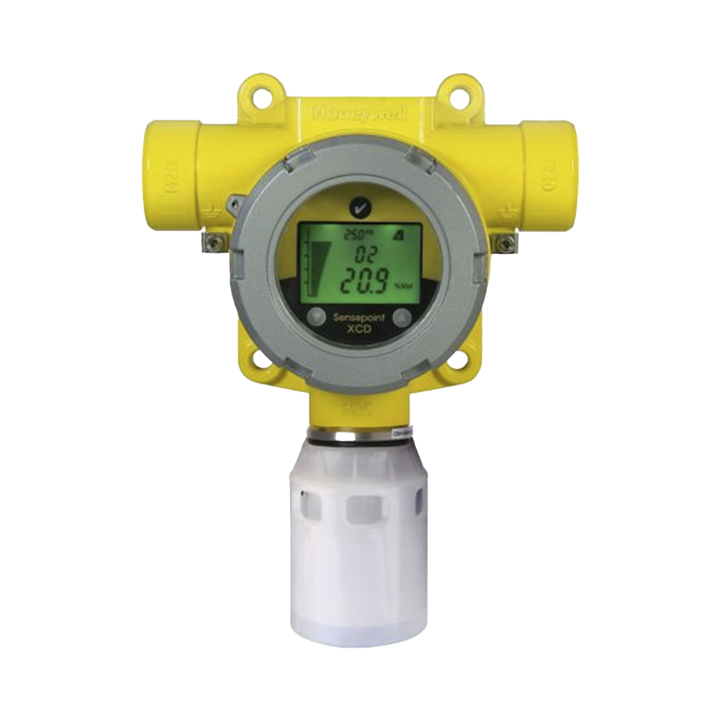 Detector De Gas Fijo, Con Sensor De Oxigeno EC 0-25% V/V, Para Gases Combustibles, Salida Modbus y 4-20 mA, Certificación UL/c-UL/INMETRO, Entradas 2x3/4 NPT, Carcasa Pintado De Aluminio Grado Marino LM25, Rango de Gas Fijo, Serie Sensepoint