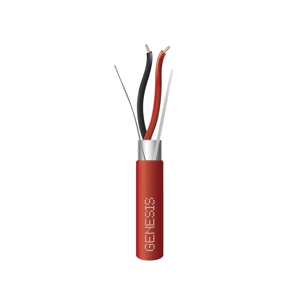 Bobina de Alambre 152 Metros / 2 x 16 AWG Blindado / PLENUM / Para Alarmas de Incendio