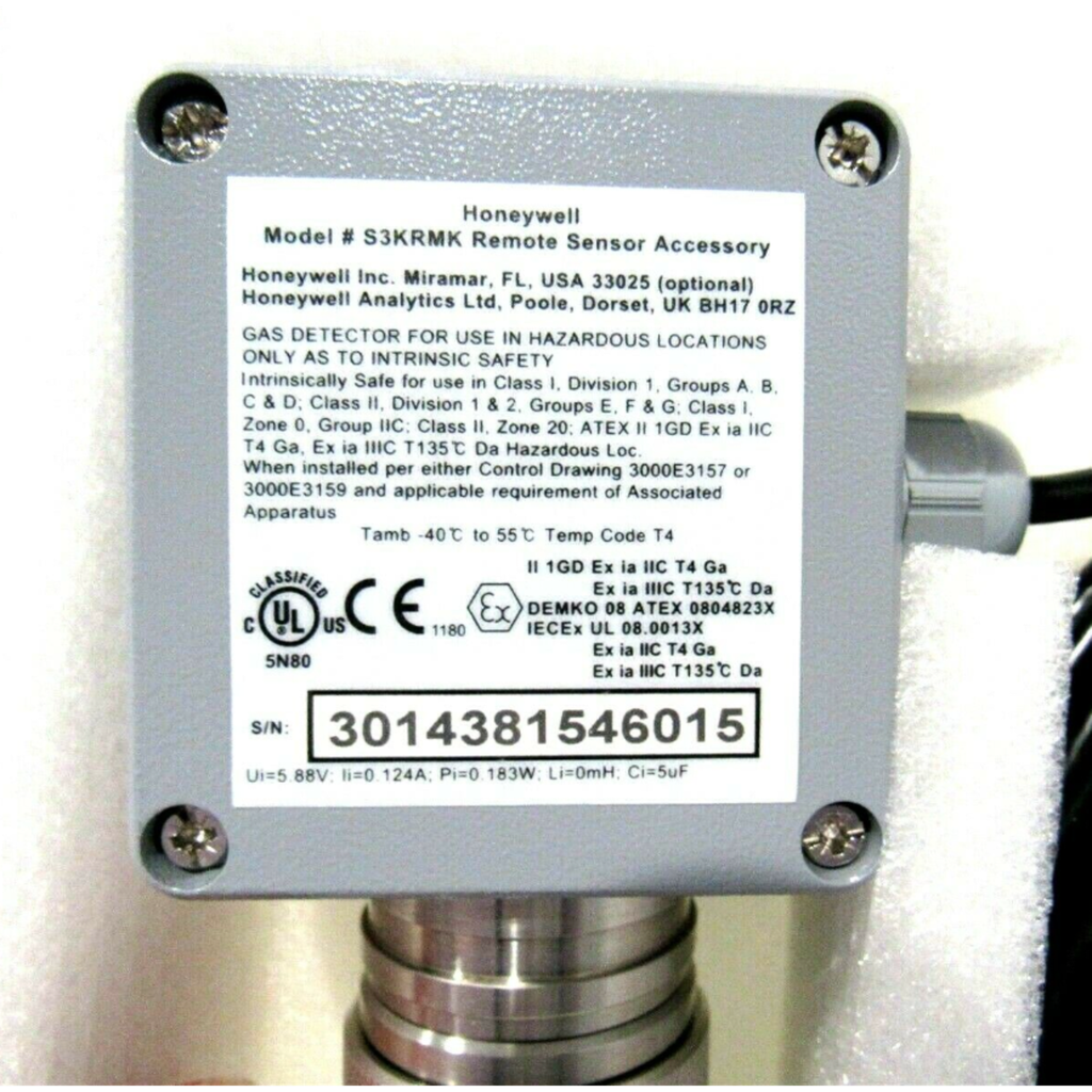 [S3KRMK] Kit De Montaje Remoto Para Sensores Tóxicos Con Personalidad Electroquimica EC (15m) Para Serie 3000 y XNX