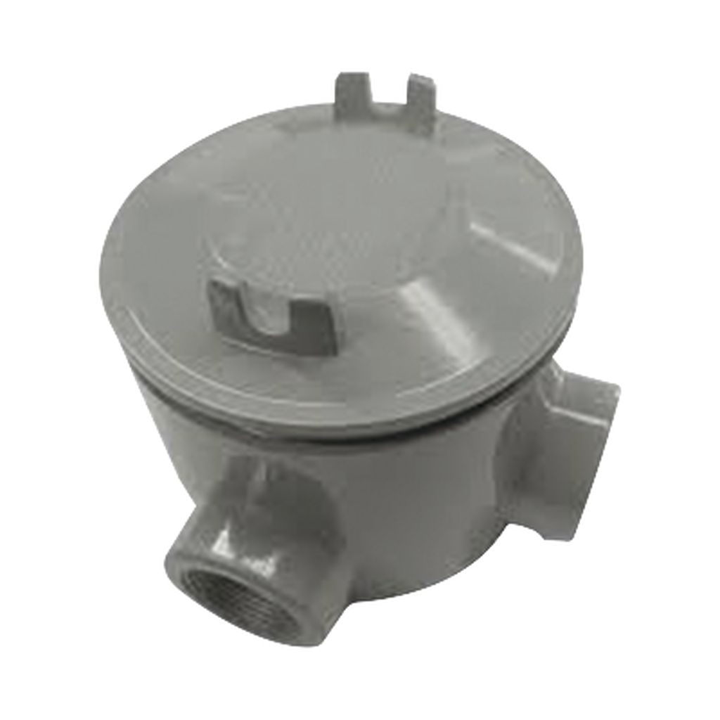Caja  con Tapa Tipo GRL de 1 1/4 (31.8 mm)/ Caja a Prueba de Explosión/ Para Áreas Peligrosas / Libre de Cobre.