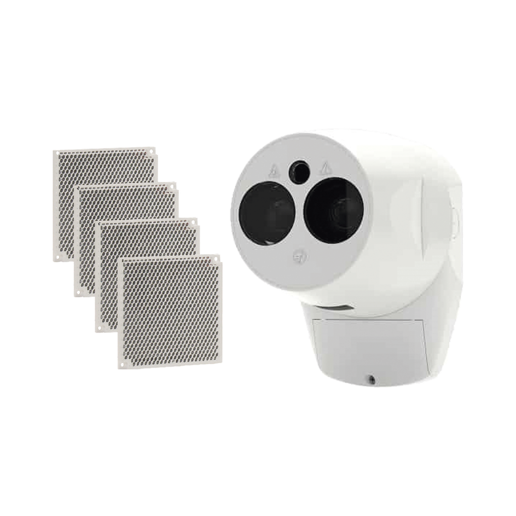 [H6011-120] Detector Lineal De Humo Motorizado, Alcance Hasta 120m, Alineación Automatica, Por Haz Reflejado, Convencional, Compatible Con Todos Los Paneles De Detección De Incendio (0200-11650)