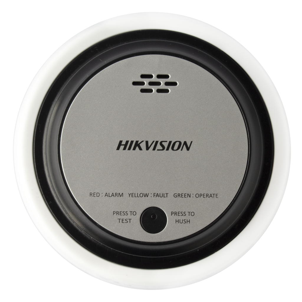 [NP-FY200] (HikFire) Detector de Humo Fotoeléctrico / Tecnología Dual de Luz / Alerta de ?85 dB@3 m / Batería de Litio / Instalación en Techo