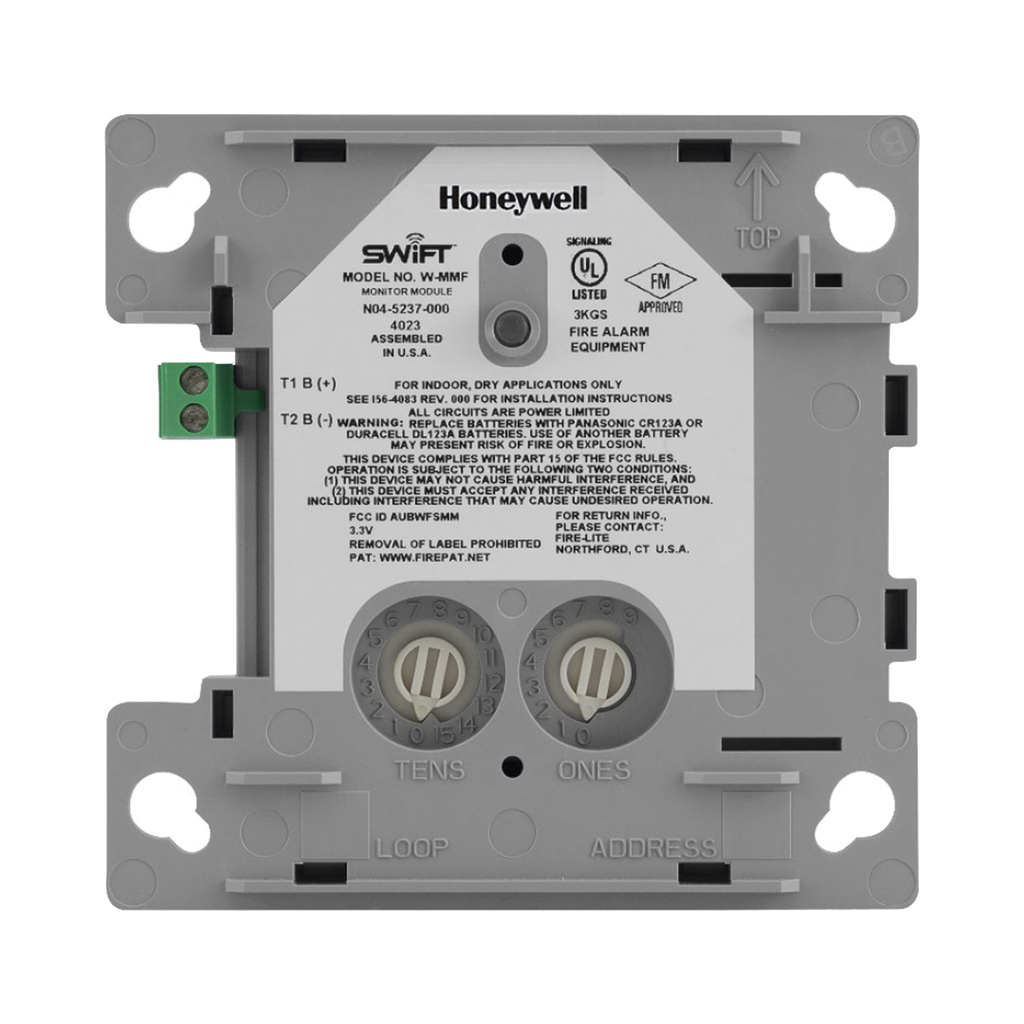 Módulo Monitor Inalámbrico / Protocolo FlashScan® de NOTIFIER / Incluye Baterías