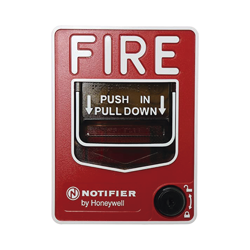 Estación Manual de Emergencia Inalámbrica / Protocolo FlashScan® de NOTIFIER / Incluye Baterías / Texto en Inglés