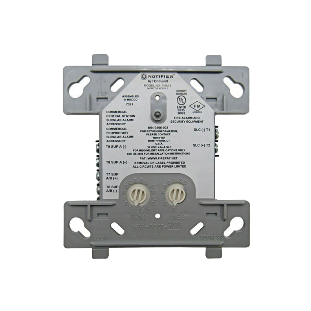 Modulo Monitor / Direccionable / para Detectores Convenciones de Humo a 2 hilos / Tecnología FlashScan® de NOTIFIER