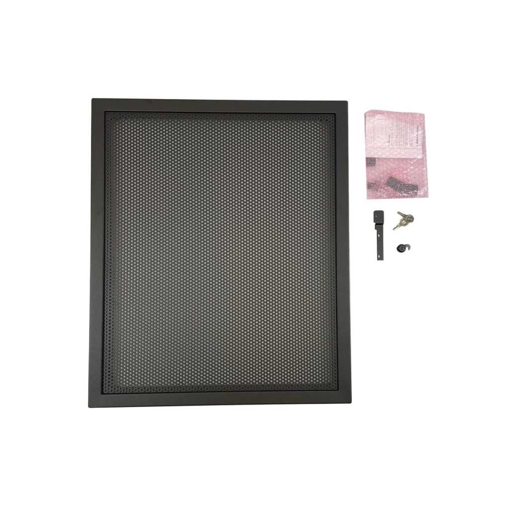 Puerta para Gabinete de 2 Niveles EQBB-B4 / Ventilada / para Paneles Serie EQ de NOTIFIER / Color Negro