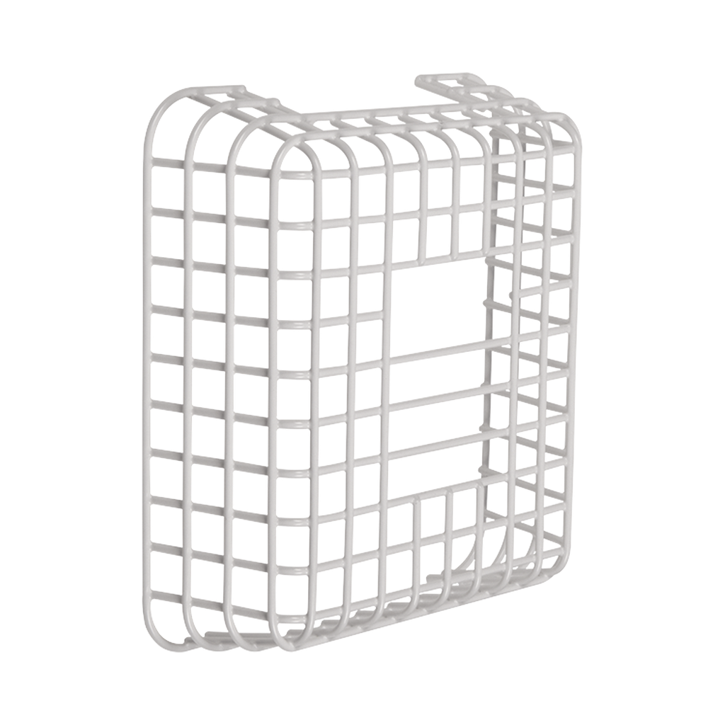 [STI-9841] Jaula de acero FIRERAY Damage Stopper® para protección de detectores de haz óptico. Dimensiones 11.52 in (292 mm) altura x 10 in (254 mm) ancho x 3.58 in (91 mm) profundidad