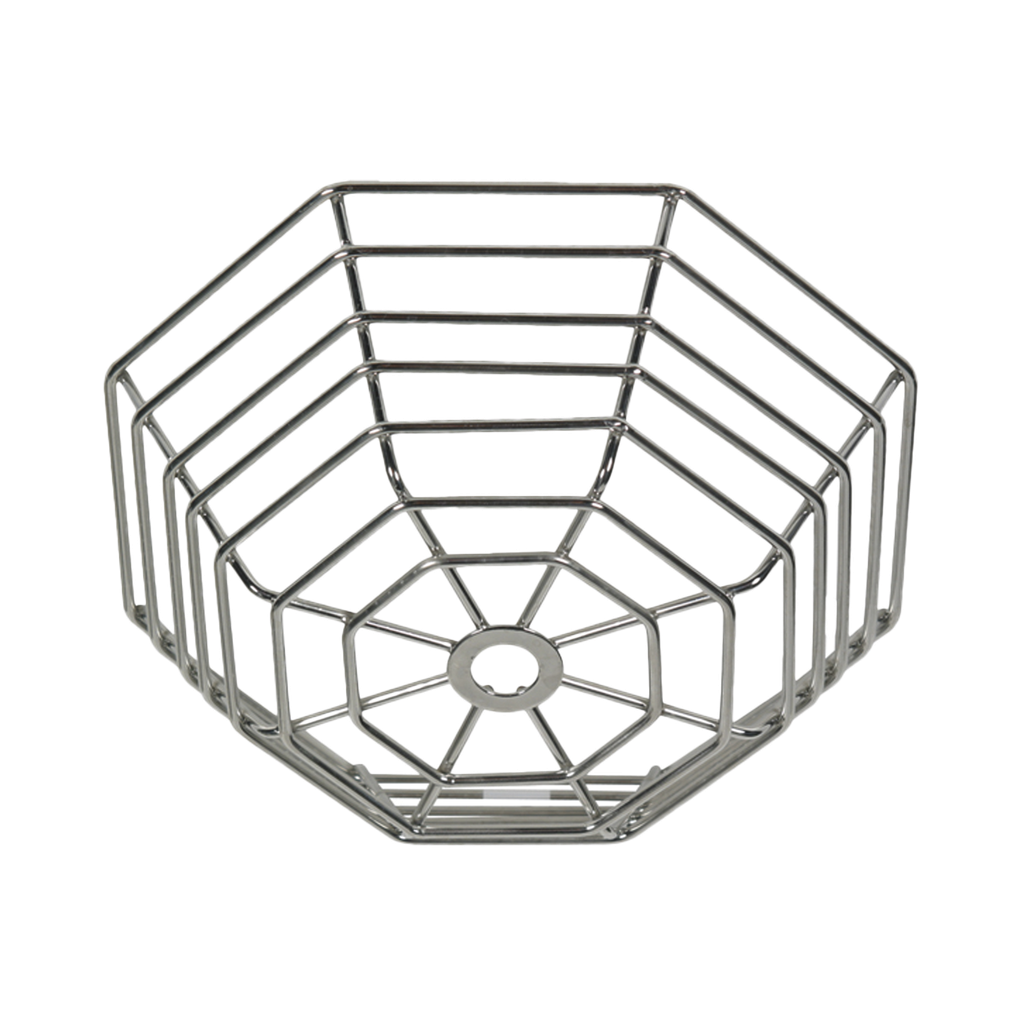 Rejilla de acero Web Stopper® para protección de detectores de humo de vandalismo y accidentes. Bajo perfil, montaje empotrado.