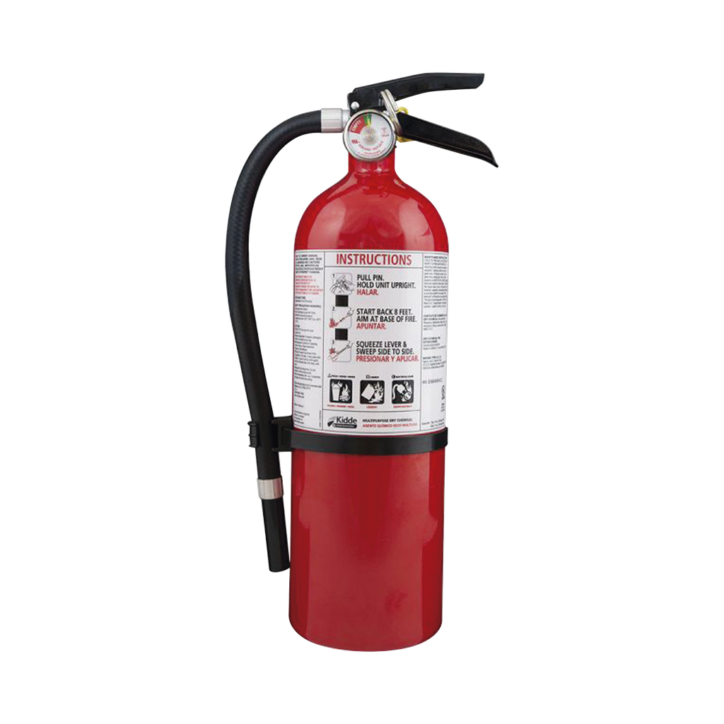 [FX210R-1] Extintor Desechable de Polvo Químico Seco | Fuegos Clase A, B y C | Residencial | Pieza de 4 lb