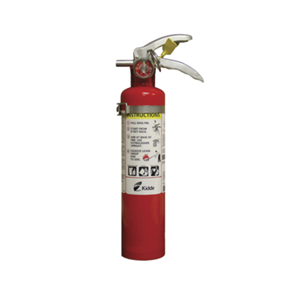 [PRO2.5MP-1] Extintor Desechable de Polvo Químico Seco | Fuegos Clase A, B y C | Talleres y Garaje | Pieza de 2 lb