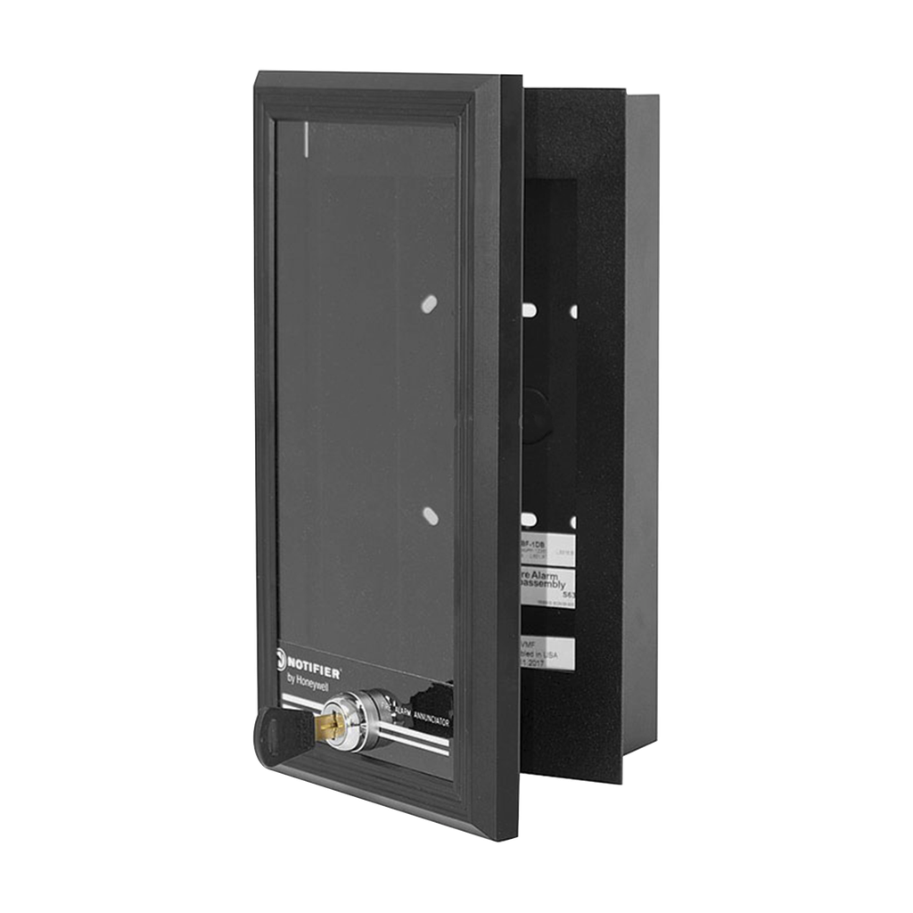 [ABF-1DB] Caja de Montaje para Anunciadores Serie ACS de NOTIFIER / Puerta de Vidrio y Cerradura con Llave