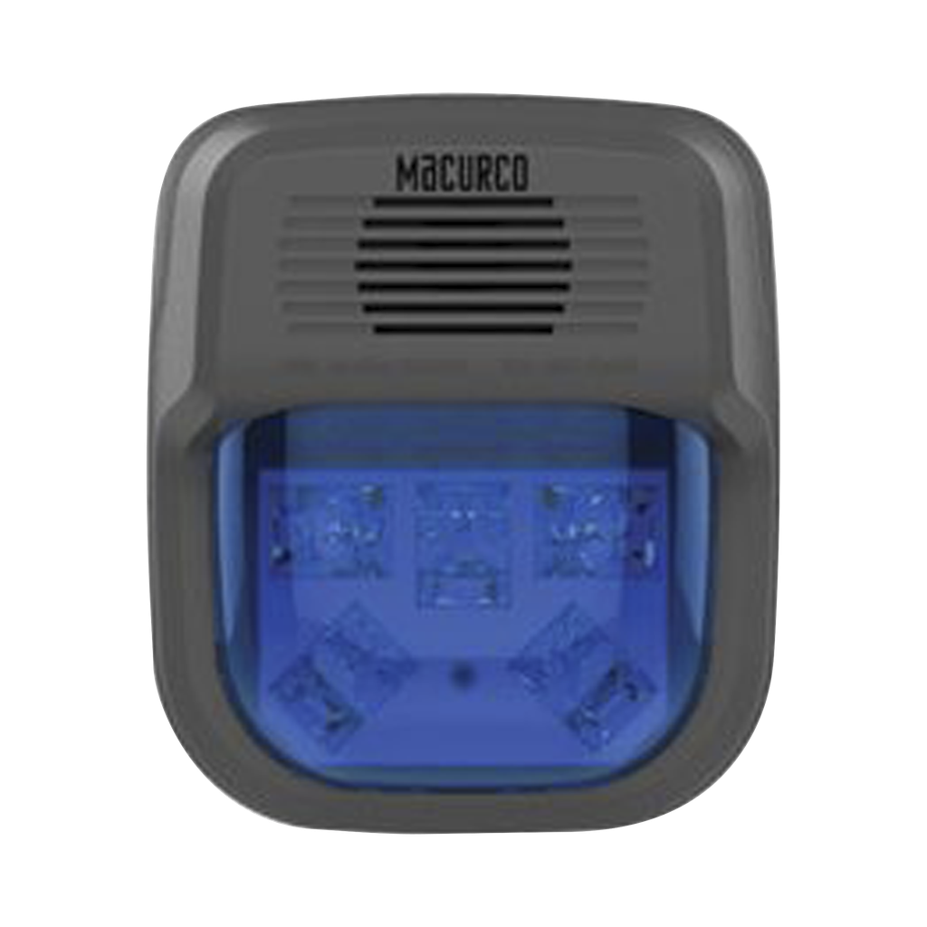Sirena Estrobo Color Azul Para Paneles y Detectores Macurco