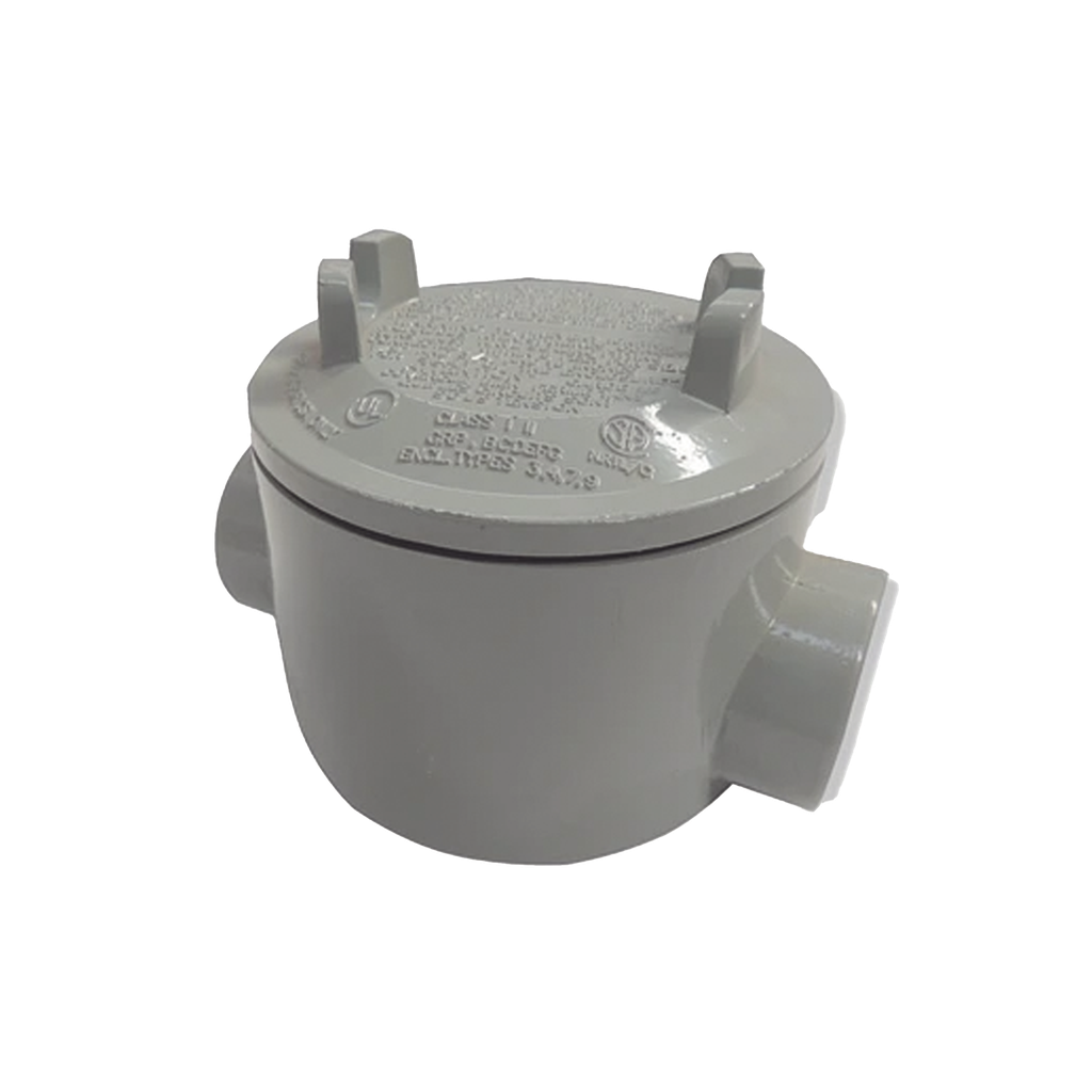 Caja con Tapa Tipo GRC de 1 1/4 (31.8 mm) / Caja a Prueba de Explosión / Para Áreas Peligrosas / Libre de Cobre.