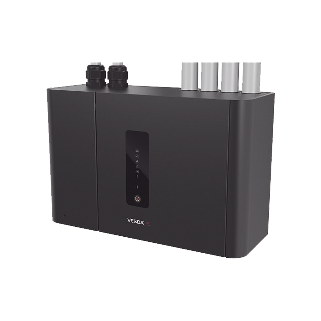 Detector de Humo por Aspiración / Direccionable / 1 Zona / 4 Tuberías