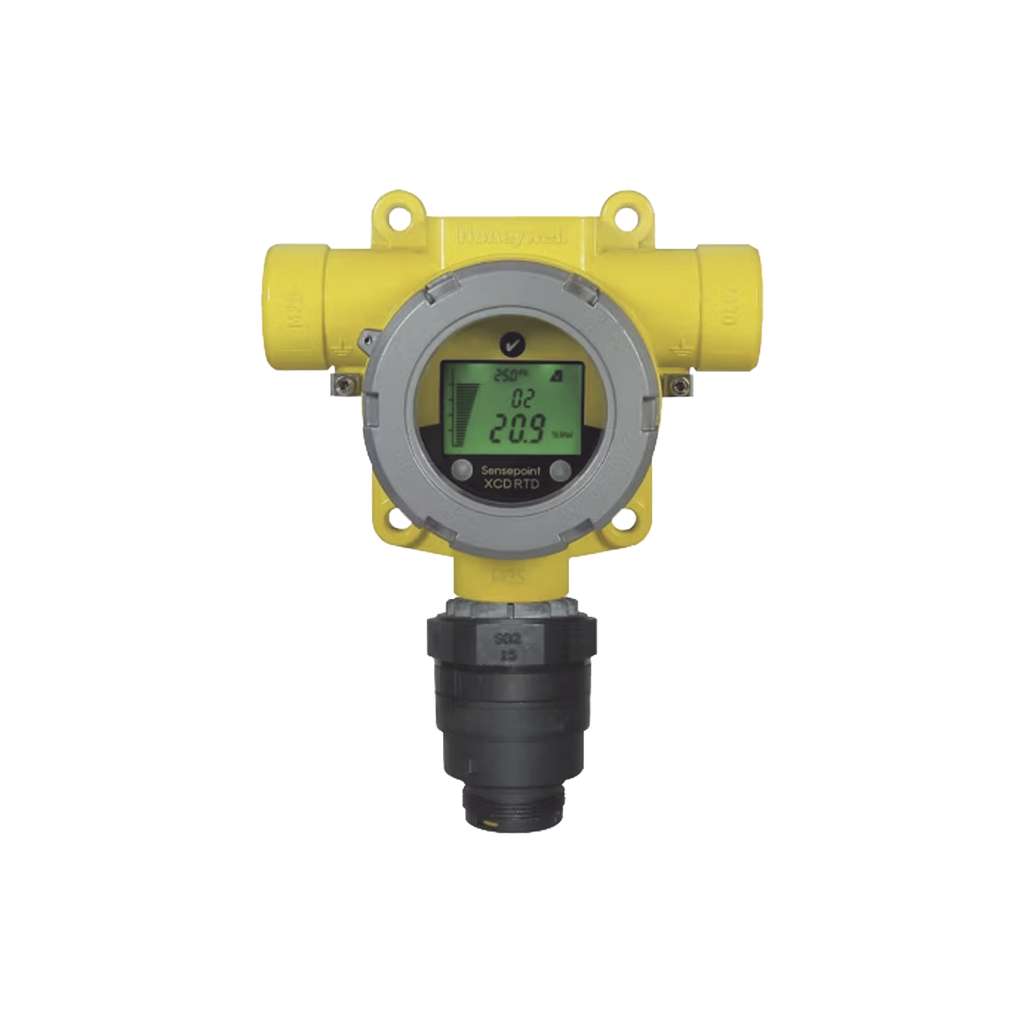 Detector De Gas Fijo Remoto, Con Sensor De Oxigeno (O2) 0-25%, Carcasa Aluminio, Clase I, Div 2, Salida Modbus y 4-20 mA, 3 Reles, Serie Sensepoint XCD RTD