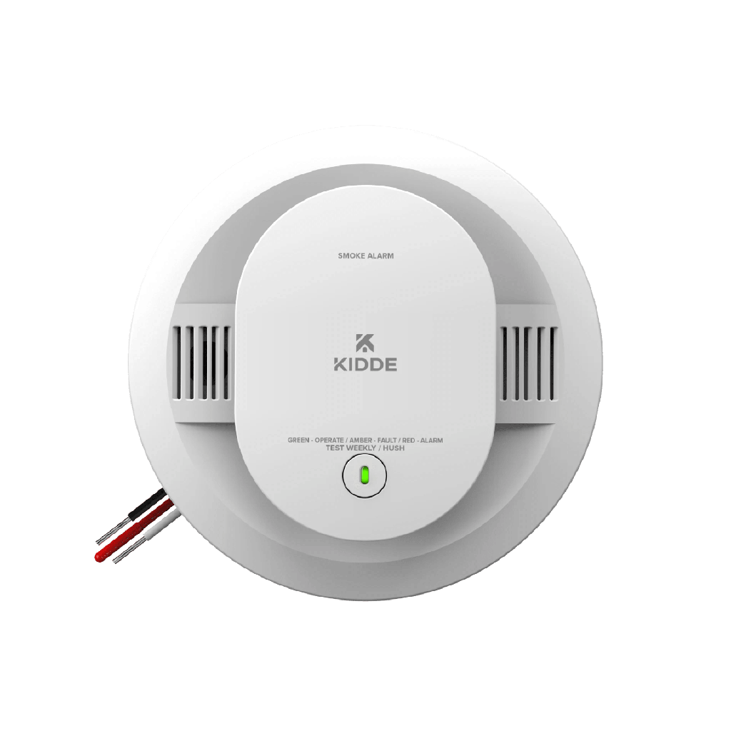 [20SAR] Detector de Humo Compacto Fotoelectrico Autonomo | 120 V y Respaldo Batería Reemplazable AA | Modelo 21031482 | Paquete de 6