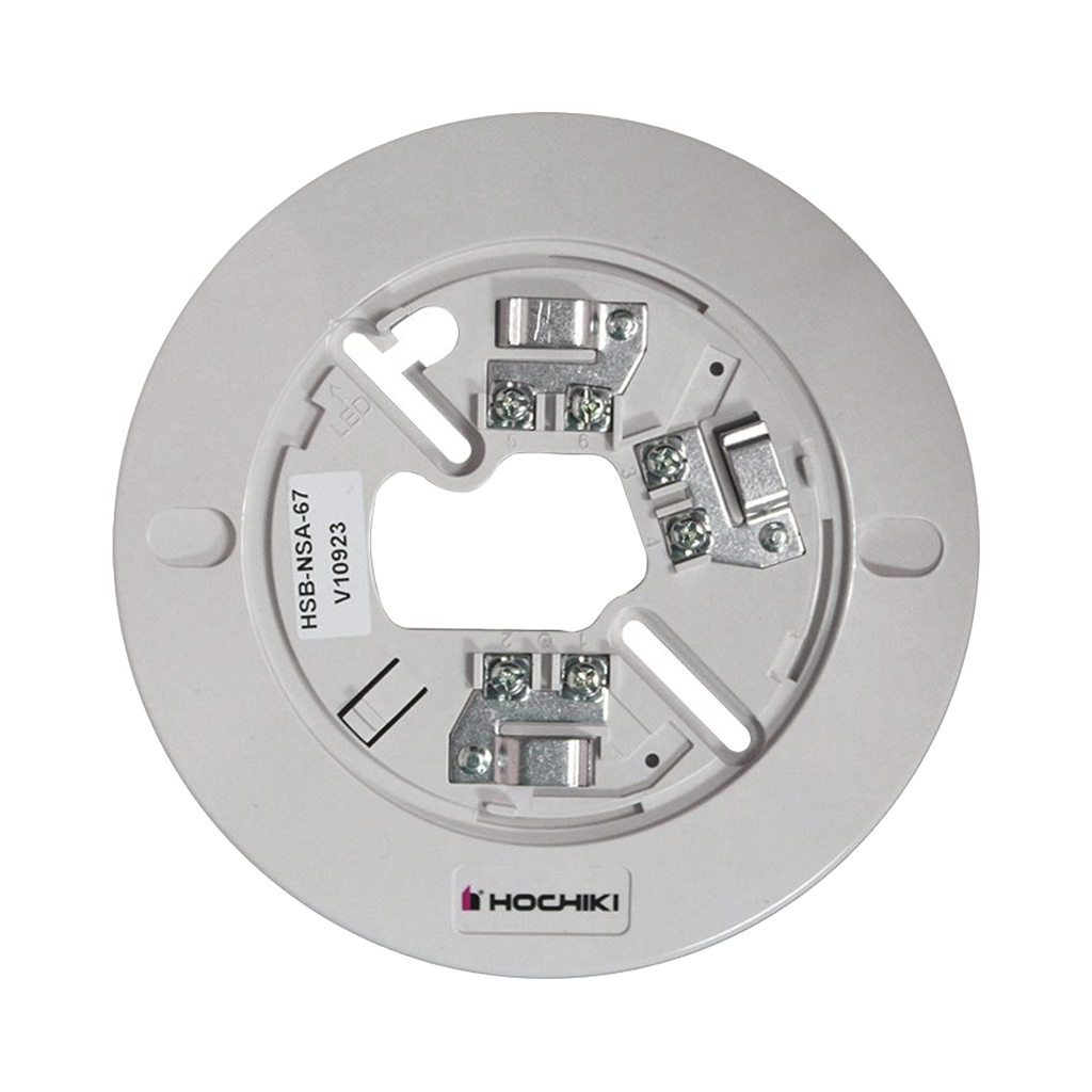 [HSB-NSA-67] Base De 6 Color Hueso Para Sensores Análogos Direccionales Hochiki (0300-06820) 7TH Edición UL268