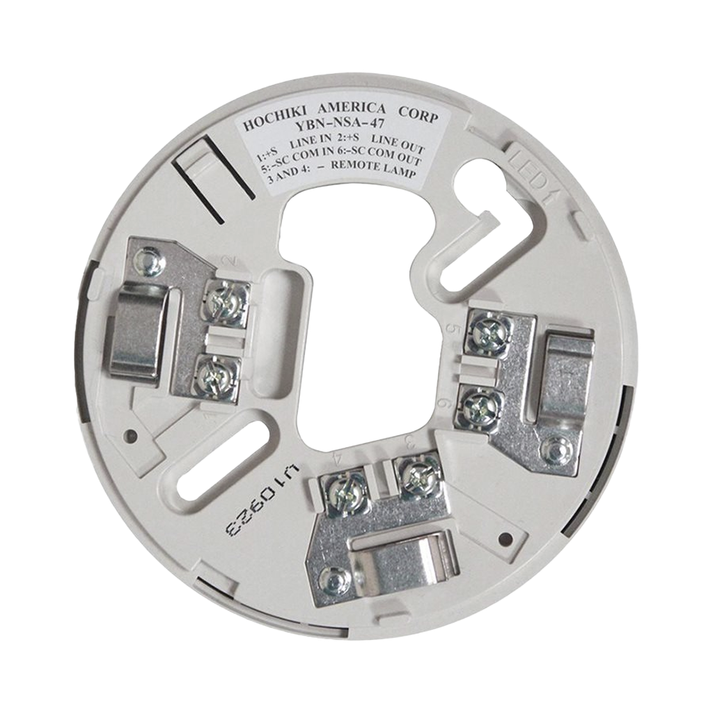 [YBN-NSA-47] Base De 4 Color Hueso Para Sensores Análogos Direccionales Hochiki (0300-06830) 7TH Edición UL268