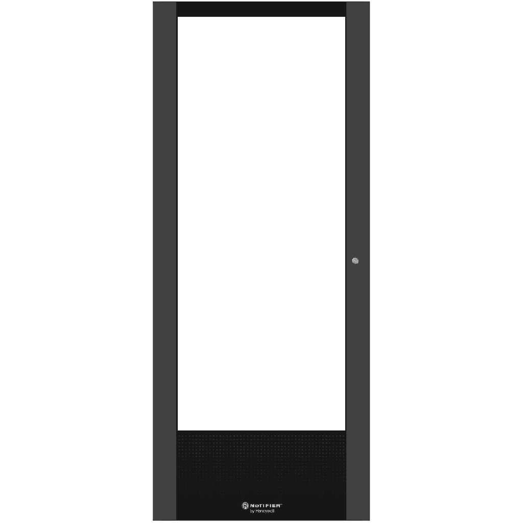 Puerta para Gabinete de 5 Niveles / para Panel N16X / Serie INSPIRE de NOTIFIER / Color Negro