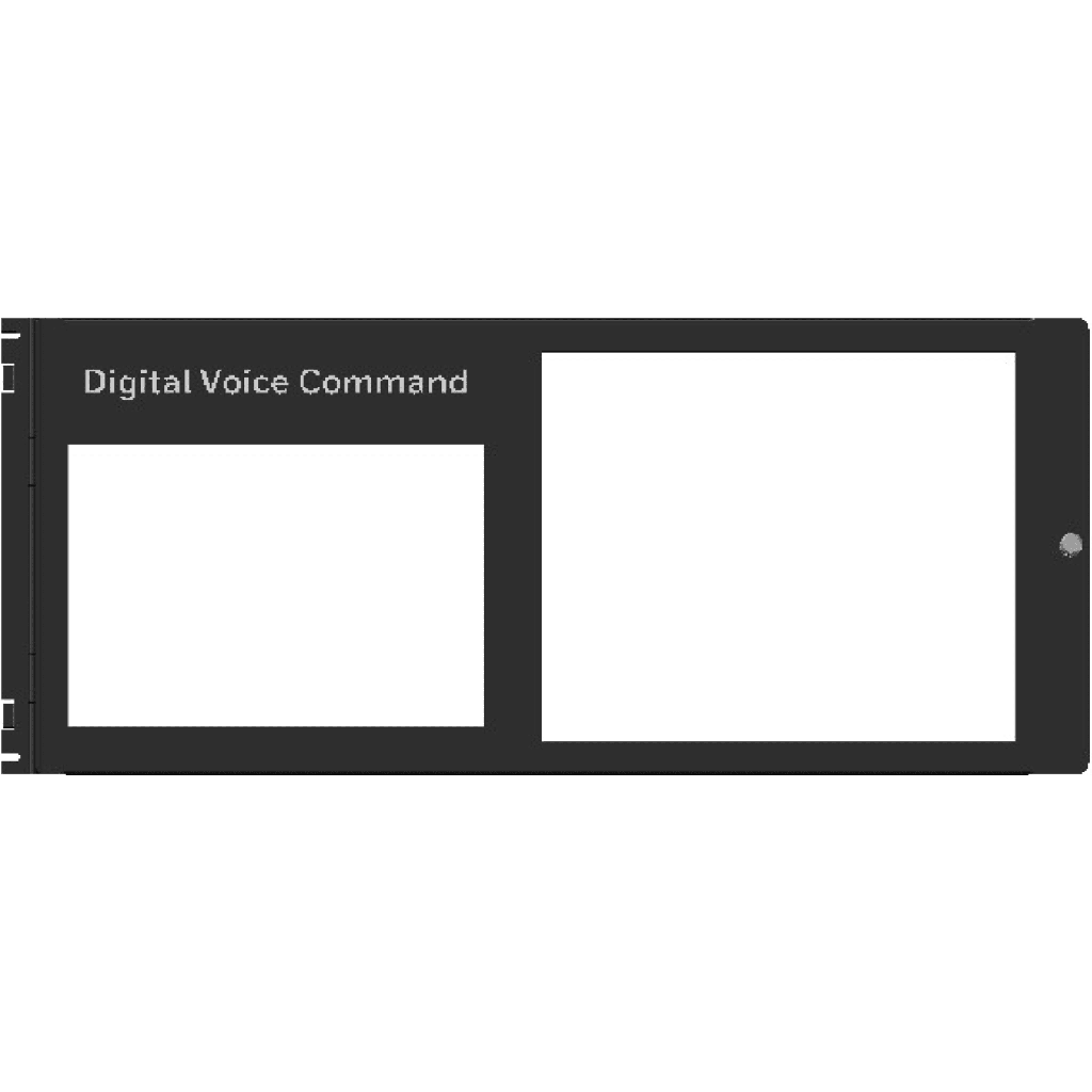 Placa de 1 Fila para C5AM / para Panel N16X / Serie INSPIRE de NOTIFIER / Color Negro