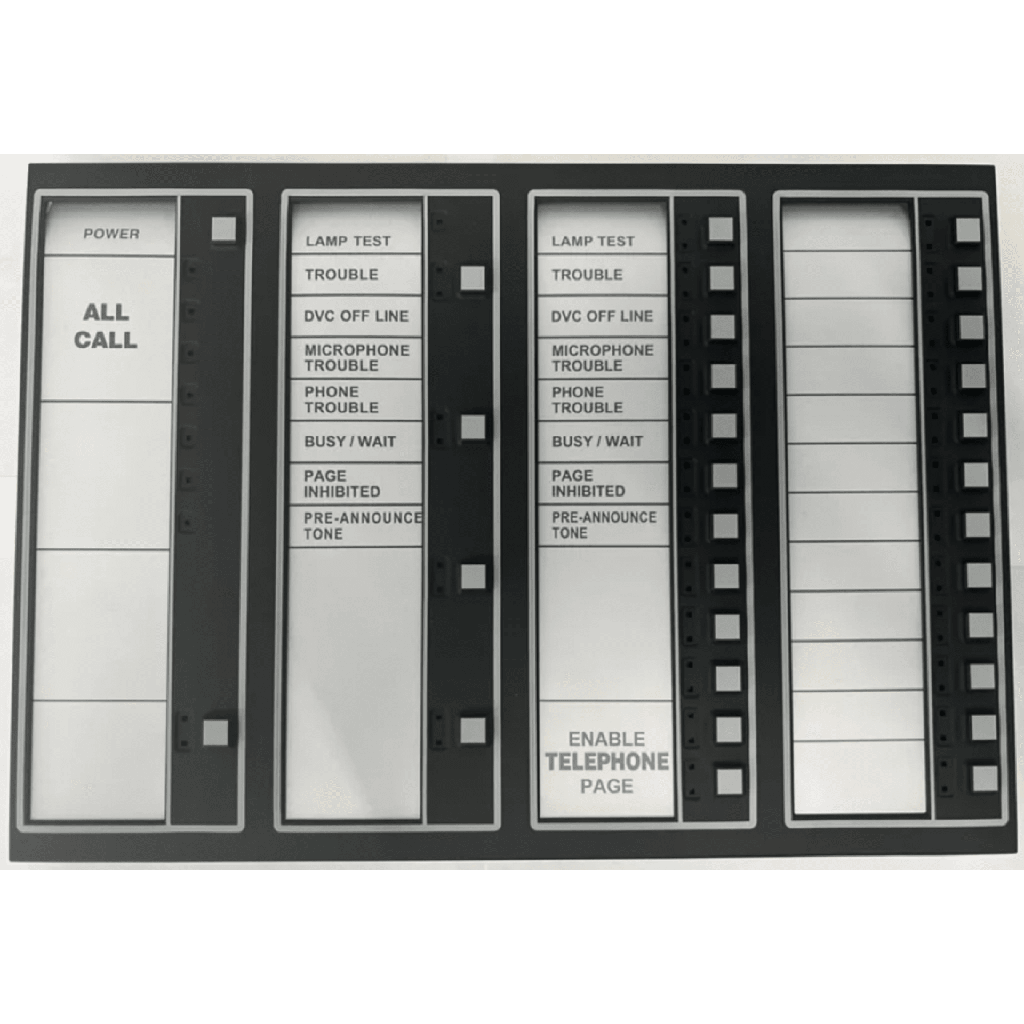Teclado para Comando de Voz Digital DVC-EM / para Panel N16X / Serie INSPIRE de NOTIFIER
