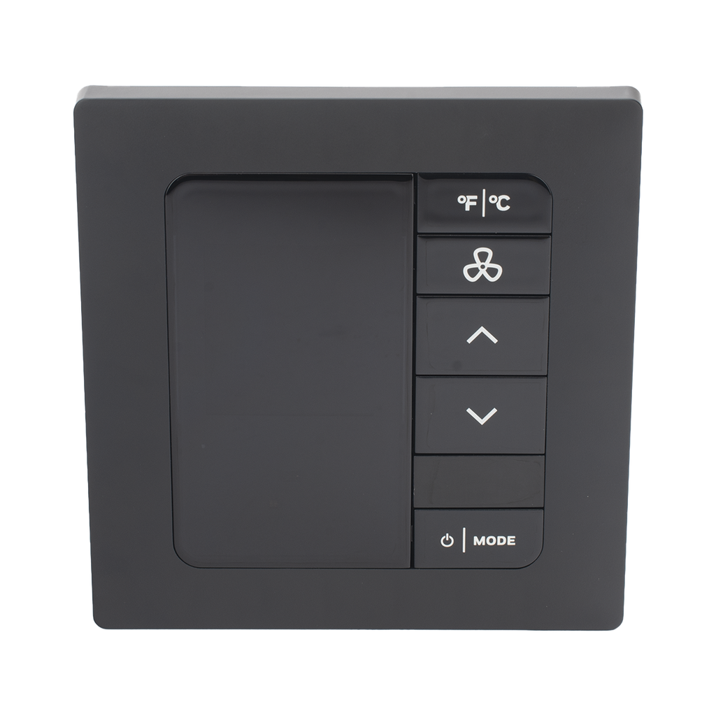 [201-528-100-BK] Termostato e7 EMS: 100-277 VCA: Ónix negro