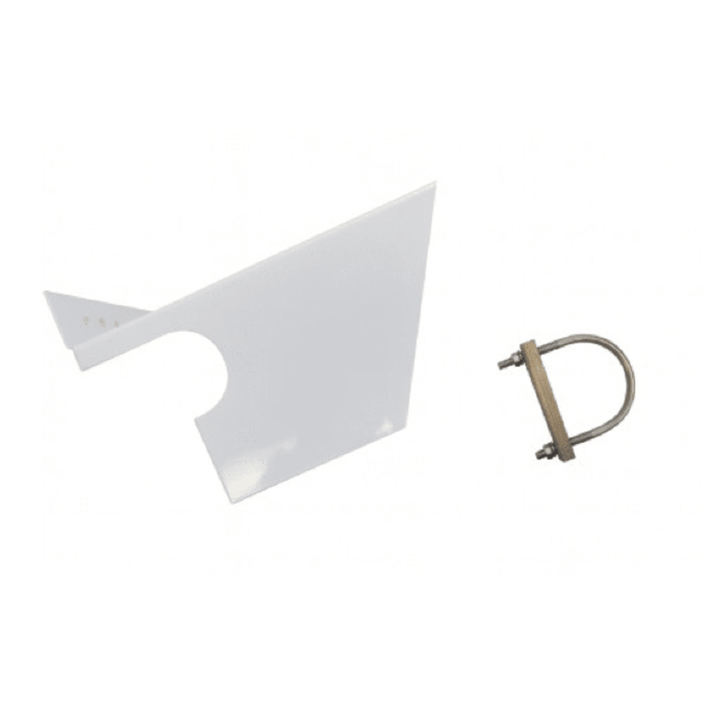 Parasol De Acero Inoxidable Pintado De Blanco Para Detectores Serie XNX, Optima Plus, MPD, Sensepoint PPM, EC De Gases Tóxicos y Oxígeno